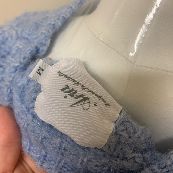 Blue knitted jumper, Barely worn - Picture 3 of 3